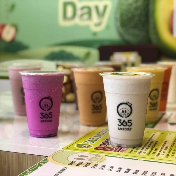 Two (2) Large Juices / Smoothies / Milkshakes by 365 Juices Bar (Great World City) on Chope