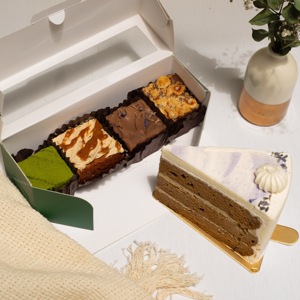 Cake + Assorted Brownies Set by Edith Patisserie The Bakery (Outram) on Chope